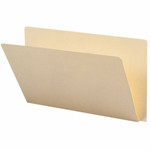 Smead Straight Tab Cut Legal Recycled End Tab File Folder - 8 1/2" x 14" - 14 pt. - 1 Plys - Manila - Manila Product Image 