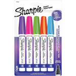 Sharpie Oil-Based Paint Marker - Medium Point - Medium Marker Point - Aqua, Orange, Lime Green, Pink, Purple Ink - Oil Based Product Image 