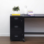 NuSparc File Cabinet - 14.2" Width x 18" Depth x 29.5" Height - (NPRVF318EMBK) Product Image 