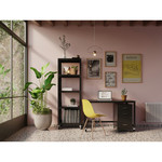 NuSparc 3-Drawer Organizer Metal File Cabinet - 14.2" Width x 18" Depth x 26.7" Height - (NPRVF318CMBK) View Product Image