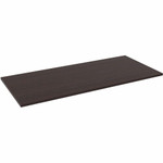 Lorell Multipurpose Tabletop - 30" Width x 66" Depth x 1" Thickness - Band Edge - Espresso, Laminate Table Top - For Conference Table, Office Product Image 