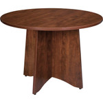 Lorell Essentials Conference Tabletop - Cherry Round Top - (LLR87322) View Product Image