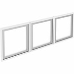 Lorell Desk-Mount Hutch Frosted Glass Door - Finish: Frost - For Hutch - (LLR59710) Product Image 