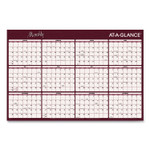 AT-A-GLANCE Reversible Horizontal Erasable Wall Planner, 48 x 32, Assorted Sheet Colors, 12-Month (Jan to Dec): 2024 View Product Image