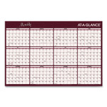 Reversible Horizontal Erasable Wall Planner, 48 x 32, Assorted Sheet Colors, 12-Month (Jan to Dec): 2026 Product Image