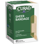 Curad Sheer Bandage Strips - - 0.75" Width x 3" Length - (MIICUR02279RB) View Product Image