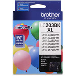Brother Innobella LC203BK High Yield Inkjet Ink Cartridge - Black - 1 Each Product Image 