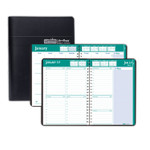 House of Doolittle Express Track Recycled Weekly Appointment Book/Monthly Planner, 11 x 8.5, Black Cover, 13-Month (Jan to Jan): 2024 to 2025 View Product Image