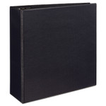 Avery Durable View Binder with DuraHinge and EZD Rings, 3 Rings, 4" Capacity, 11 x 8.5, Black, (9800) View Product Image