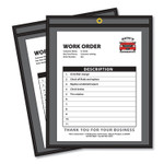 C-Line Shop Ticket Holders, Stitched, One Side Clear, 75 Sheets, 9 x 12, 25/Box (CLI45912) View Product Image