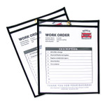 C-Line Shop Ticket Holders, Stitched, Both Sides Clear, 50 Sheets, 8.5 x 11, 25/Box (CLI46911) View Product Image