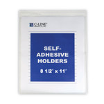 C-Line Self-Adhesive Shop Ticket Holders, Super Heavy, 15 Sheets, 8.5 x 11, 50/Box (CLI70911) View Product Image