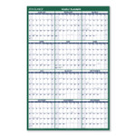 AT-A-GLANCE Vertical Erasable Wall Planner, 32 x 48, White/Green Sheets, 12-Month (Jan to Dec): 2024 View Product Image