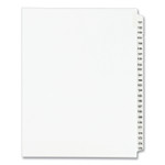 Avery Preprinted Legal Exhibit Side Tab Index Dividers, Avery Style, 25-Tab, 151 to 175, 11 x 8.5, White, 1 Set, (1336) View Product Image