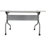 Lorell White Laminate Flip Top Training Table (LLR60745) View Product Image