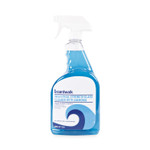Boardwalk Industrial Strength Glass Cleaner with Ammonia, 32 oz Trigger Spray Bottle (BWK47112AEA) View Product Image
