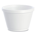 Dart Foam Containers, 6 oz, White, 50/Bag, 20 Bags/Carton (DCC6SJ12) View Product Image