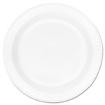 Dart Concorde Foam Plate, 9" dia, White, 125/Pack, 4 Packs/Carton (DCC9PWCR) View Product Image