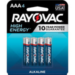 BATTERY;ALKA;HI ENRGY;AAA;4PK (RAY8244T) Product Image 