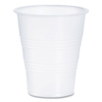 Dart High-Impact Polystyrene Cold Cups, 7 oz, Translucent, Clear, 100/Pack (DCCY7PK) View Product Image