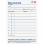 TOPS Carbonless Receiving Record Forms - 3 Part - Carbonless Copy - 5.56" x 8.44" Sheet Size - 2 x Holes - Assorted Sheet(s) Product Image 