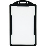 Advantus ID Card Holder - Support 2.13" x 3.38" Media - Vertical - Black Product Image 