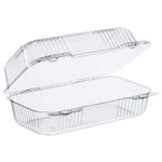 Dart StayLock Clear Hinged Lid Containers, 5.4 x 9 x 3.5, Clear, Plastic, 250/Carton View Product Image