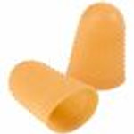 ACCO Rubber Finger Tips - #14 with 0.88" Diameter - Extra Large Size - Rubber - Amber View Product Image
