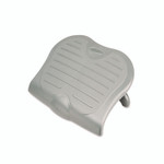 AbilityOne 7195015909070, SKILCRAFT Kensington SoleSaver Ergonomic Adjustable Footrest, 18w x 14d x 2.5 to 4.5h, Gray Product Image 