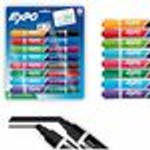 Expo 2-in-1 Dry Erase Markers - Chisel Marker Point - Erasable - Assorted Ink/ - SAN1944658A Product Image 