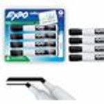 Expo Magnetic Dry-erase Marker - Chisel Marker Point - Erasable - Black Ink/ Product Image 