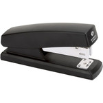 Business Source Half-strip Stapler - Staples Upto 20 Sheet - Holds Upto 105 Staple - Half Strip - Black - Plastic Product Image 
