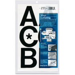 Chartpak 3" Vinyl Capital Letters - 50 x Capital Letters Shape - Self-adhesive - Helvetica Style - Easy to Use - 3" Height Product Image 