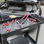 Lorell Storage Bin Utility Cart (LLR03611) Product Image 