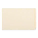 Universal Deluxe Reinforced End Tab Folders, Straight Tabs, Legal Size, 0.75" Expansion, Manila, 100/Box Product Image 