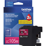 Brother Innobella LC105M Original High Yield Inkjet Ink Cartridge - Magenta - 1 Each Product Image 