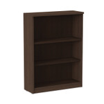 Alera Valencia Series Bookcase, Three-Shelf, 31.75w x 14d x 39.38h, Espresso (ALEVA634432ES) View Product Image