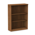 Alera Valencia Series Bookcase, Three-Shelf, 31.75w x 14d x 39.38h, Modern Walnut (ALEVA634432WA) View Product Image