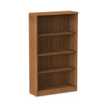 Alera Valencia Series Bookcase, Four-Shelf, 31.75w x 14d x 54.88h, Modern Walnut (ALEVA635632WA) View Product Image