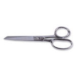 Clauss Hot Forged Carbon Steel Shears, 8" Long, 3.88" Cut Length, Nickel Straight Handle (ACM10257) Product Image 