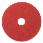 Buffing Pads, 14" Diameter, Red, 5/carton (AMF404414) View Product Image