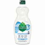 Seventh Generation Free/Clear Natural Dish Liquid - For Dish - Liquid - 19 fl oz (0.6 quart) - Free & Clear Scent - Non-toxic, Hypoallergenic, Dye-free, Bio-based, Kosher, Gluten-free, Fragrance-free, Phosphate-free Product Image 