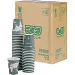 Eco-Products 12 oz World Art Insulated Hot Beverage Cups - 12 fl oz - Green - Hot Drink Product Image 
