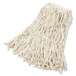 Rubbermaid Commercial 1" Headband Value Cotton Wet Mop - Cotton - (RCPV11700WH00) Product Image 