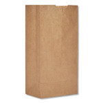 General Grocery Paper Bags, 30 lb Capacity, #4, 5" x 3.33" x 9.75", Kraft, 500 Bags (BAGGK4500) View Product Image