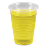 Boardwalk Translucent Plastic Cold Cups, 7 oz, Polypropylene, 100 Cups/Sleeve, 25 Sleeves/Carton (BWKTRANSCUP7CT) View Product Image