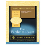 Southworth Parchment Specialty Paper, 24 lb Bond Weight, 8.5 x 11, Gold, 100/Pack Product Image 