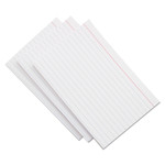Universal Ruled Index Cards, 5 x 8, White, 100/Pack UNV47250 Product Image 