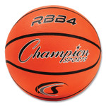 Champion Sports Rubber Sports Ball, For Basketball, No. 6, Intermediate Size, Orange (CSIRBB4) View Product Image