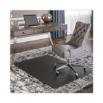 deflecto SuperMat Frequent Use Chair Mat for Medium Pile Carpet, 45 x 53, Rectangular, Black (DEFCM14242BLK) View Product Image
